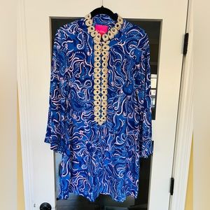 Lilly Pulitzer stunning dress! Gorgeous detailing! Perfect condition! Like new